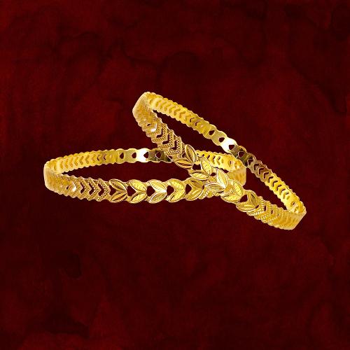 Gold bangles deals in 2 tola