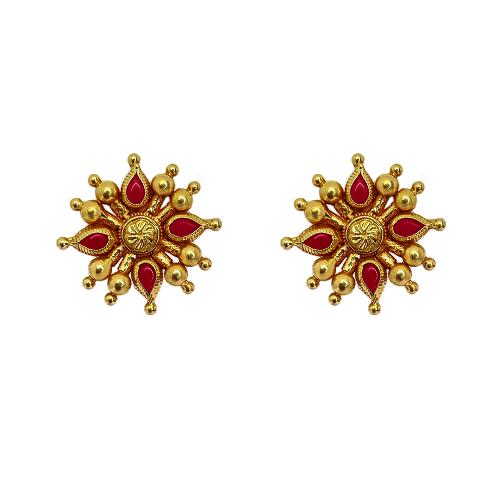 Gold earrings for hot sale women tops