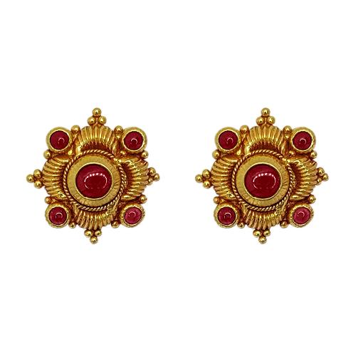 Latest gold deals earrings tops designs