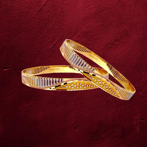 Ladies gold hot sale bangles