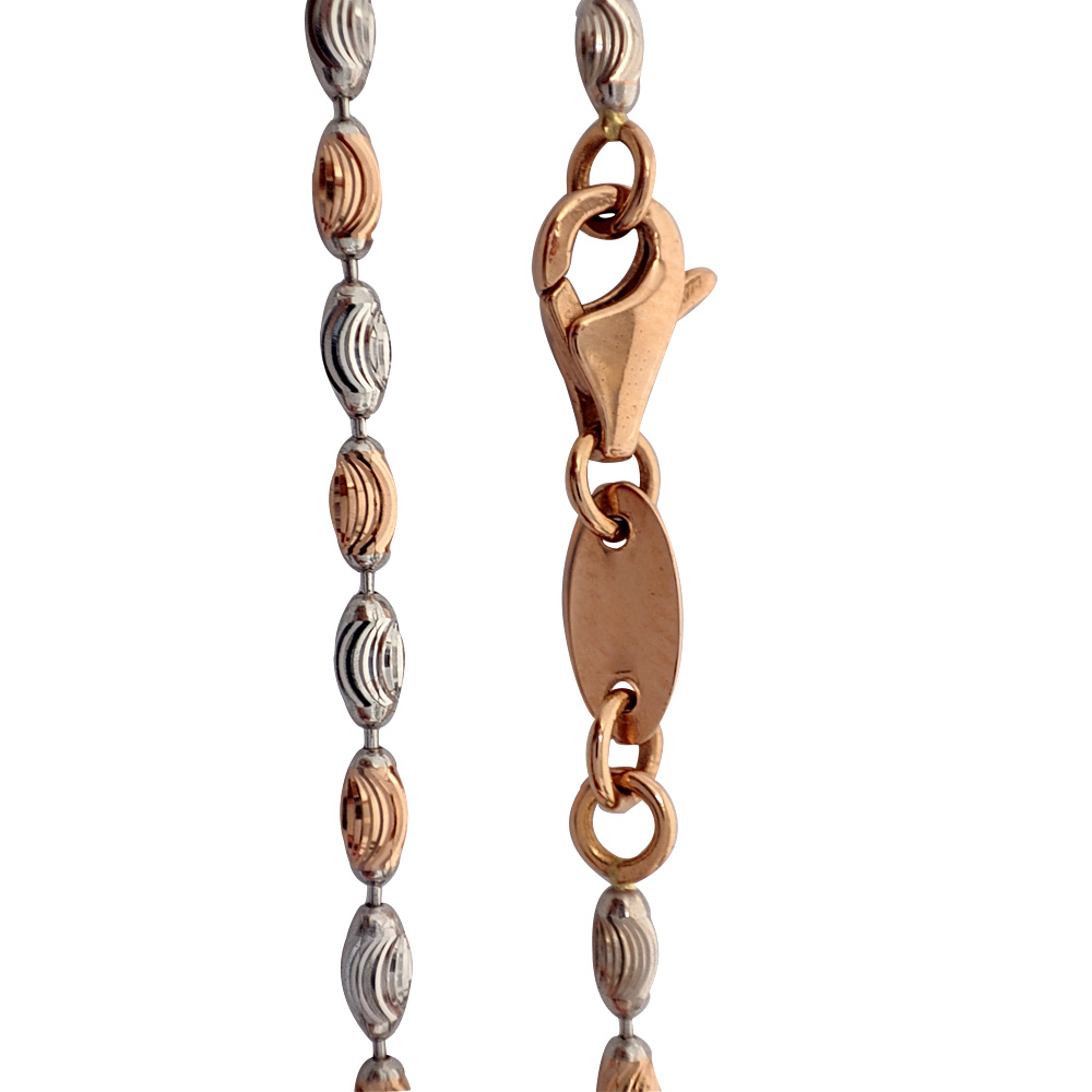 18 karat rose gold shop chain