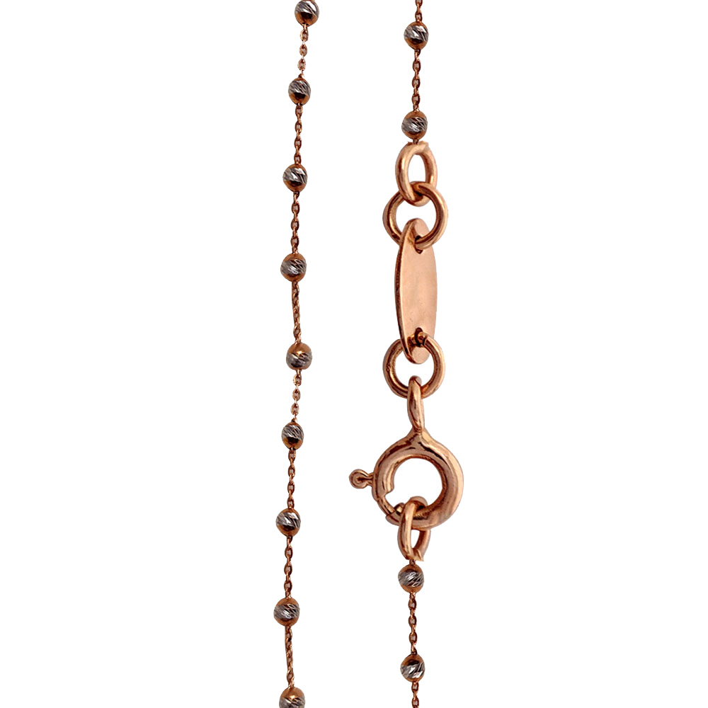 18 rose gold sale chain