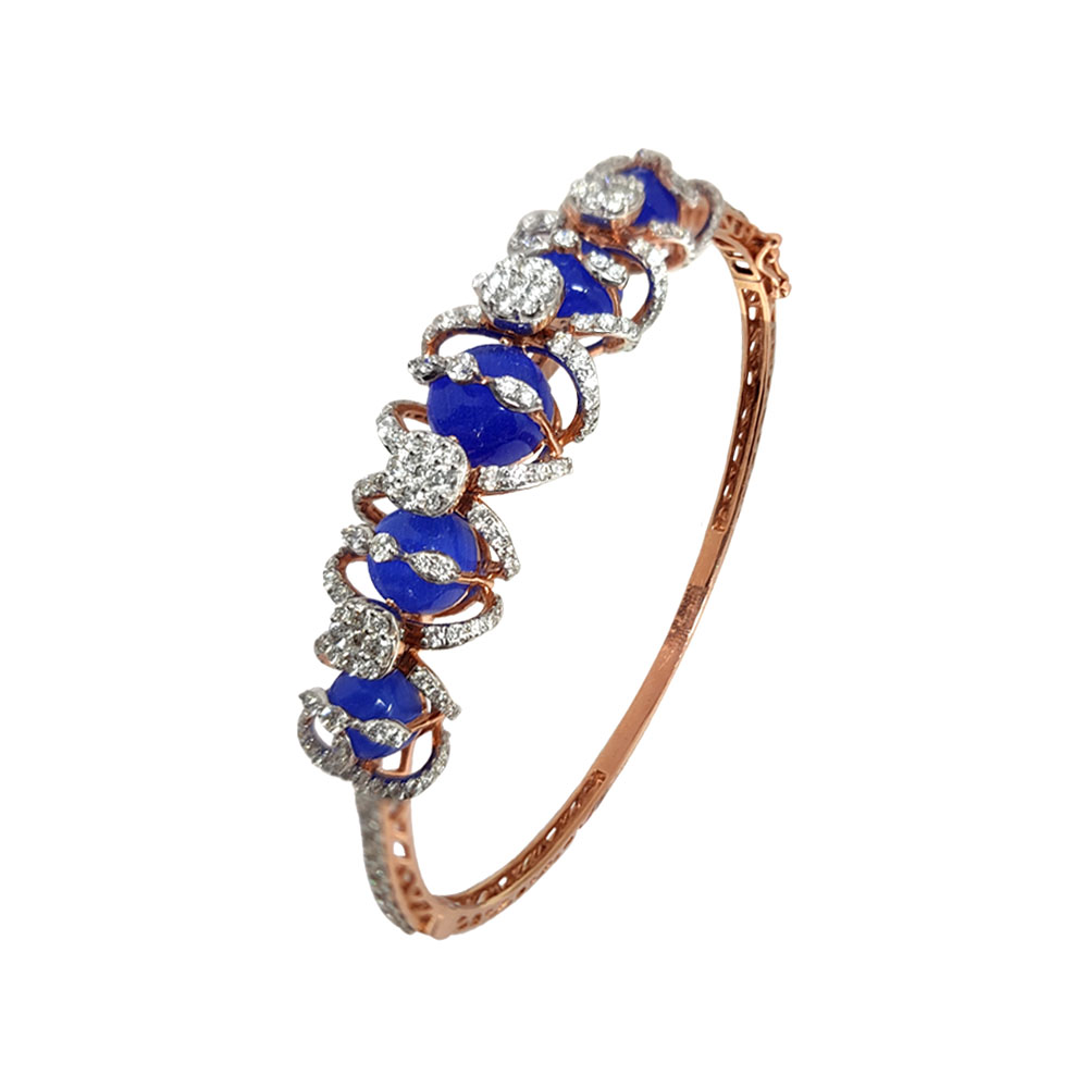 Blue stone mangalsutra on sale bracelet