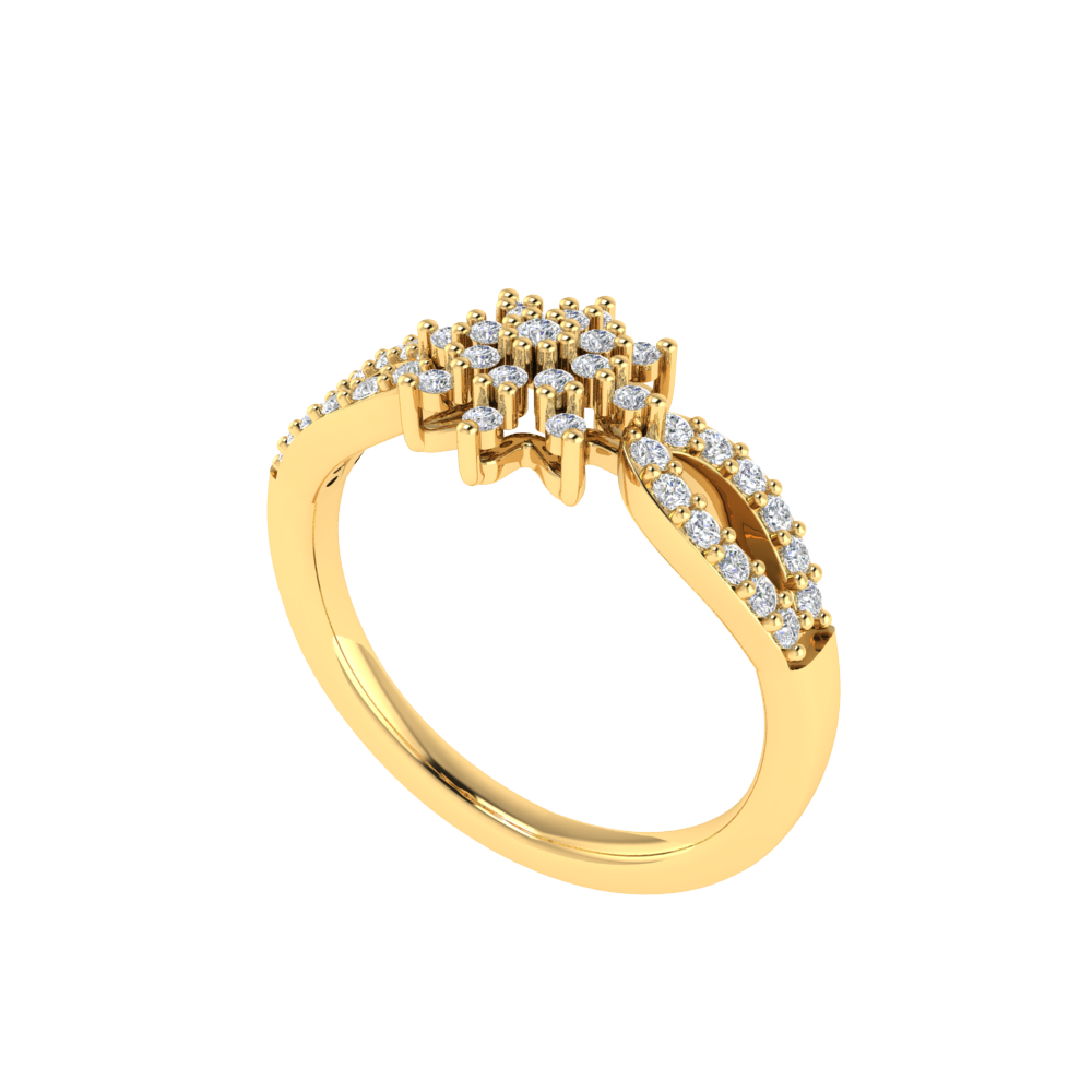 18 karat gold on sale engagement ring price