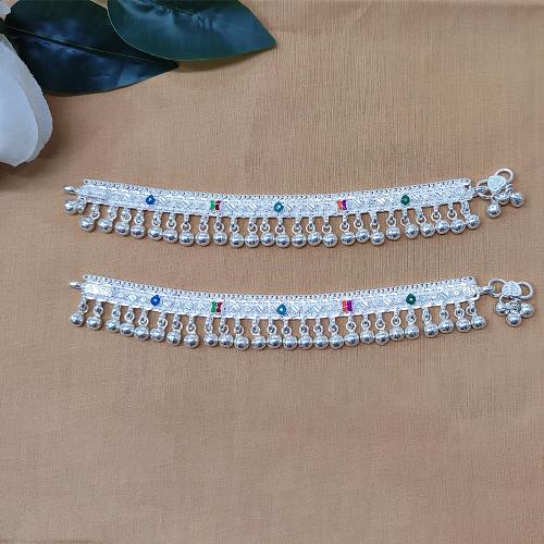 Inches Silver Payal Anklets for Baby